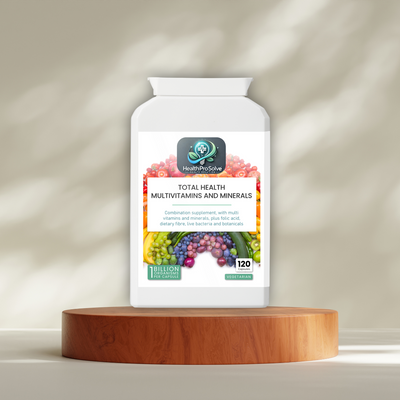 Total Health Multivitamins and Minerals "Stay Strong, Live Long: The Total Health Advantage!"